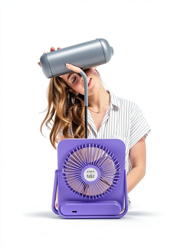 WHATOOK Desk Fan Portable ABS Quiet Cooling Home Office-6