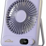 WHATOOK Desk Fan Portable ABS Quiet Cooling Home Office-0