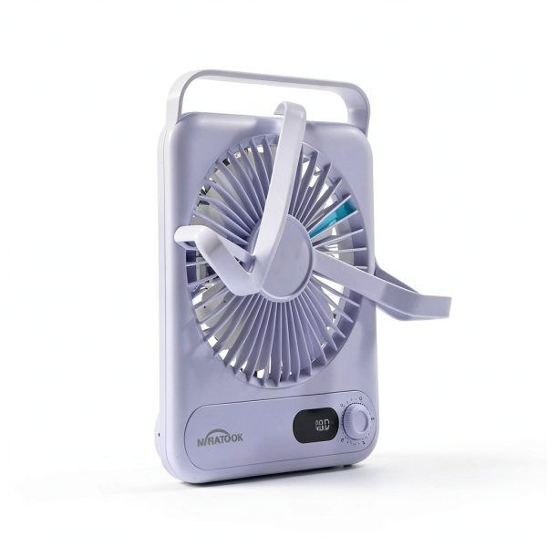 WHATOOK Desk Fan Portable ABS Quiet Cooling Home Office-4