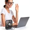 Koonie USB Mini Desk Fan 5 Inch 7 Blade USB-C Portable Quiet-5