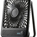 Koonie USB Mini Desk Fan 5 Inch 7 Blade USB-C Portable Quiet-0