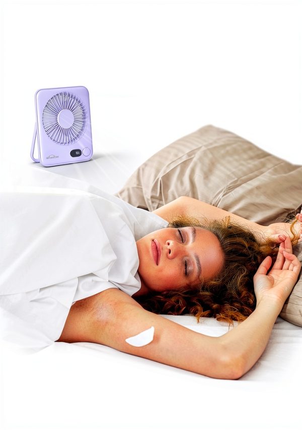 WHATOOK Desk Fan Portable ABS Quiet Cooling Home Office-2