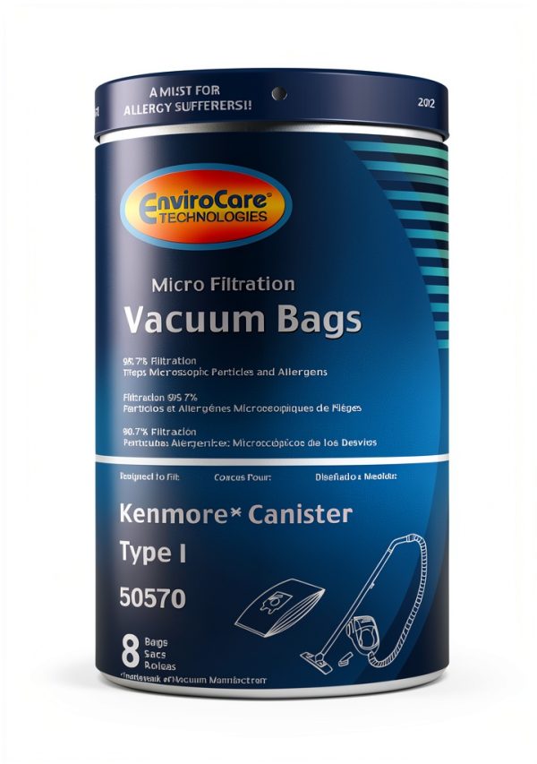 EnviroCare Vacuum Dust Bag Microfiltration 8 Pack-1