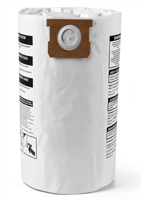 Shop-Vac USA LLC White Paper Bags for Dry Particle Pickup-2