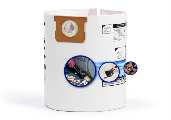 Shop-Vac USA LLC White Paper Bags for Dry Particle Pickup-4