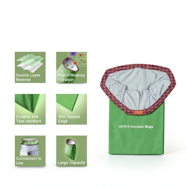 Vacuum Bags LOSKLENO 6Qt Backpack Paper Anti Leak-2