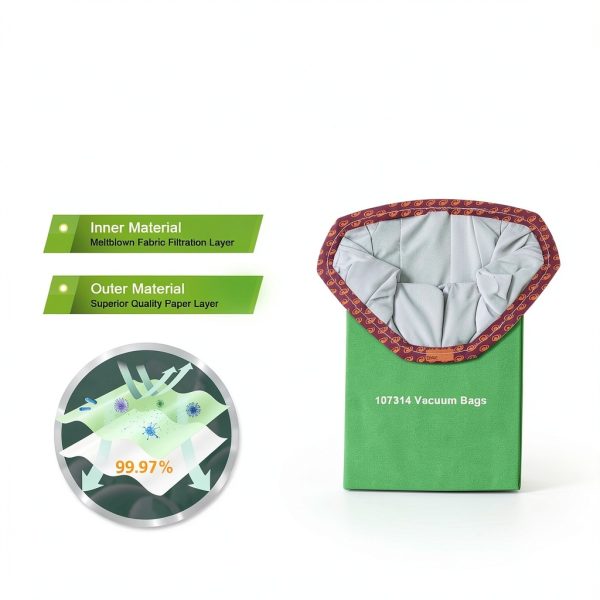 Vacuum Bags LOSKLENO 6Qt Backpack Paper Anti Leak-3