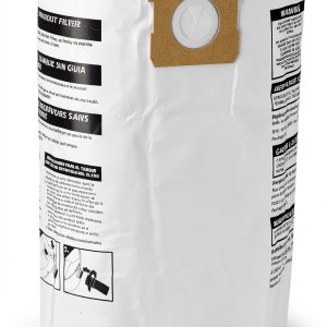 Shop-Vac USA LLC White Paper Bags for Dry Particle Pickup-0