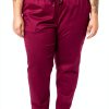 Amazon Essentials Women's Classic Fit Scrub Pants Blue Medium Plum-3
