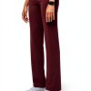 FIGS Women's Scrub Pants Livingston Basic Burgundy FIONx Stretch-3