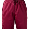 Amazon Essentials Women's Classic Fit Scrub Pants Blue Medium Plum-4