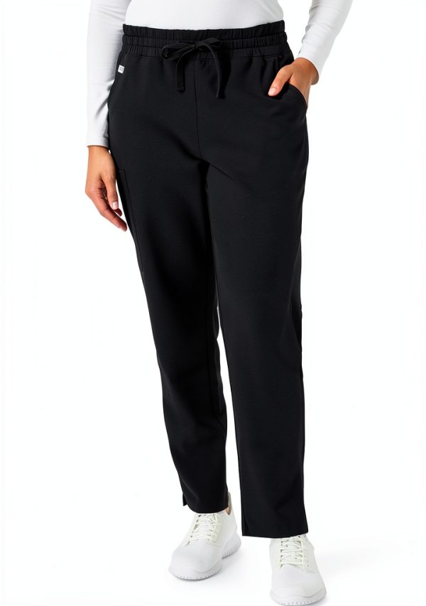 Hanes Womens Comfort Fit Scrub Pants, Moisture-Wicking Healthcare Scrubs for Women, 3 Pockets-0